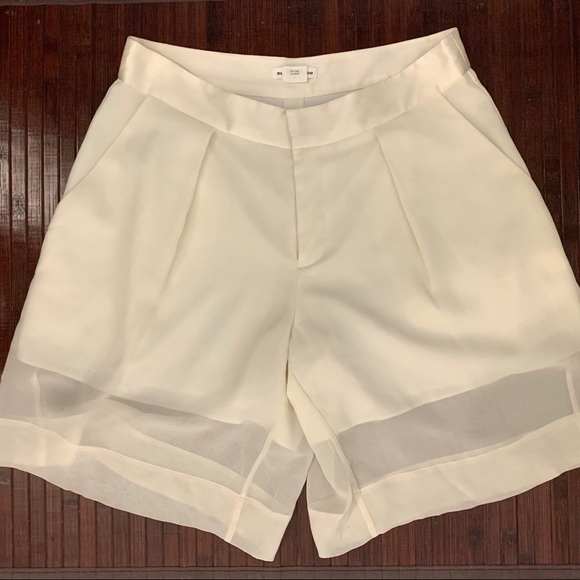 Club Monaco Pants - Club Monaco Sheer Silk Shorts